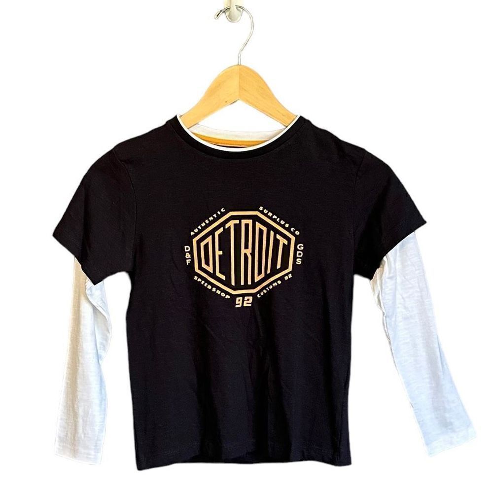 Back to School Detroit Long Sleeve Layered T-shirt